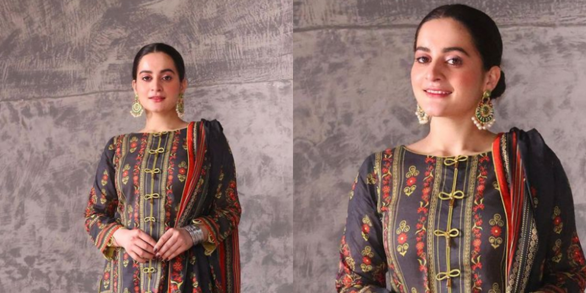Aiman Khan shines in her new outfits