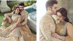 Pakistani actors Aiman Khan and Muneeb Butt are one of the country’s most popular celebrity couples. Through their social media profiles, they often keep their followers updated with their routine activities and personal lives.