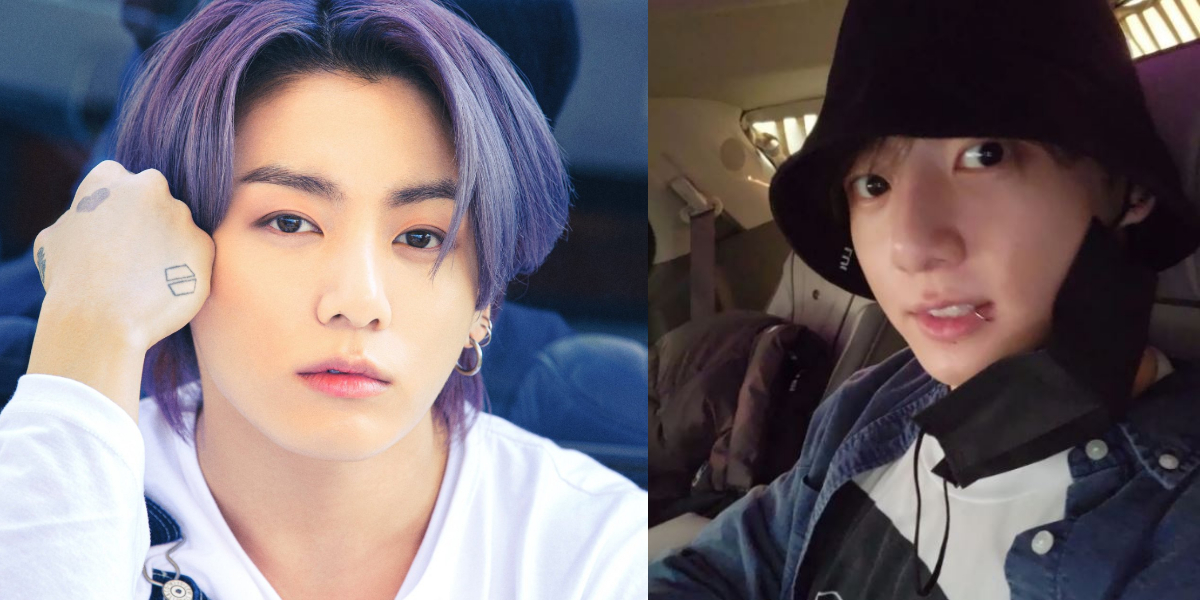 Jungkook lip-piercing