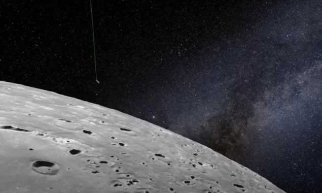 A mind-blowing video shows how a Chinese rocket collided with the Moon three days ago