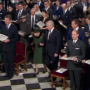 THE QUEEN defied health fears as she entered Westminster Abbey for Prince Philip’s memorial service today