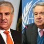 FM Qureshi briefs UN secretary general on ‘accidental’ firing of missile by India