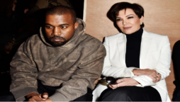 Kanye West and Kris Jenner