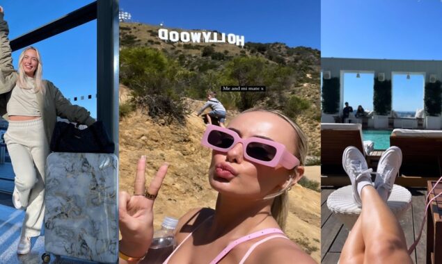 Millie Court’s fantastic vacation to Los Angeles following Liam Hemsworth’s separation rumours