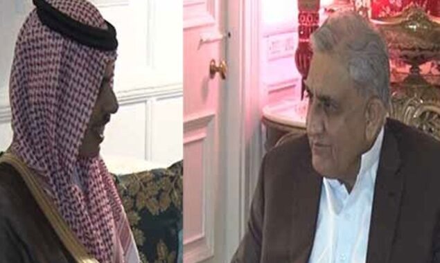 COAS, Saudi FM discuss matters of mutual interest & regional security
