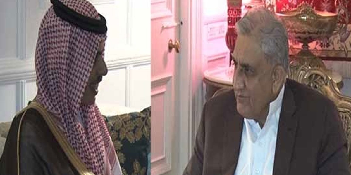 COAS, Saudi FM discuss matters of mutual interest & regional security