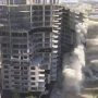 Watch the collapsed of the unfinished building