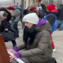 Woman plays the piano in Ukraine war-hit at the Lviv Train Station on ‘What A Wonderful World’