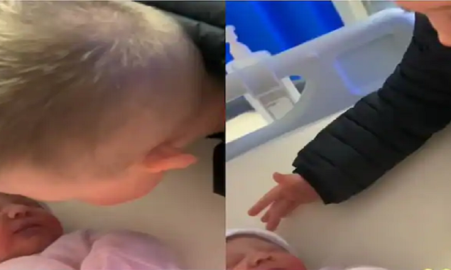 Viral Video: Brother Says ‘I Love Her,’ After Meeting Newborn Baby Sister