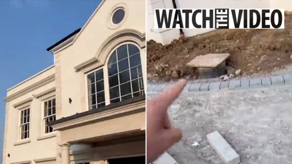 As they prepare to move in, Mark Wright and Michelle Keegan show off their epic mega-money mansion with sweeping driveway