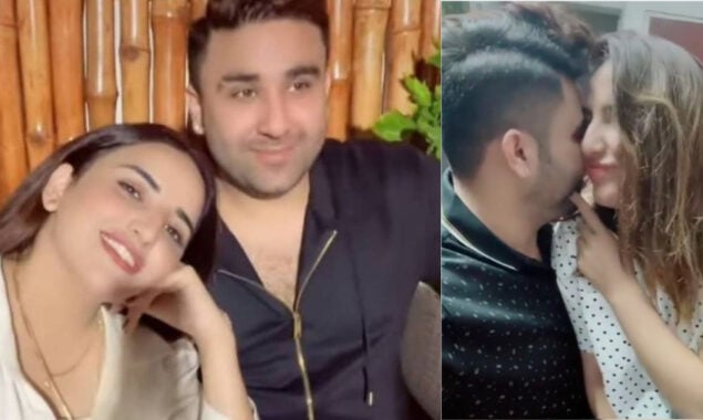 WATCH: Hareem Shah gets intimate with hubby in a metro train