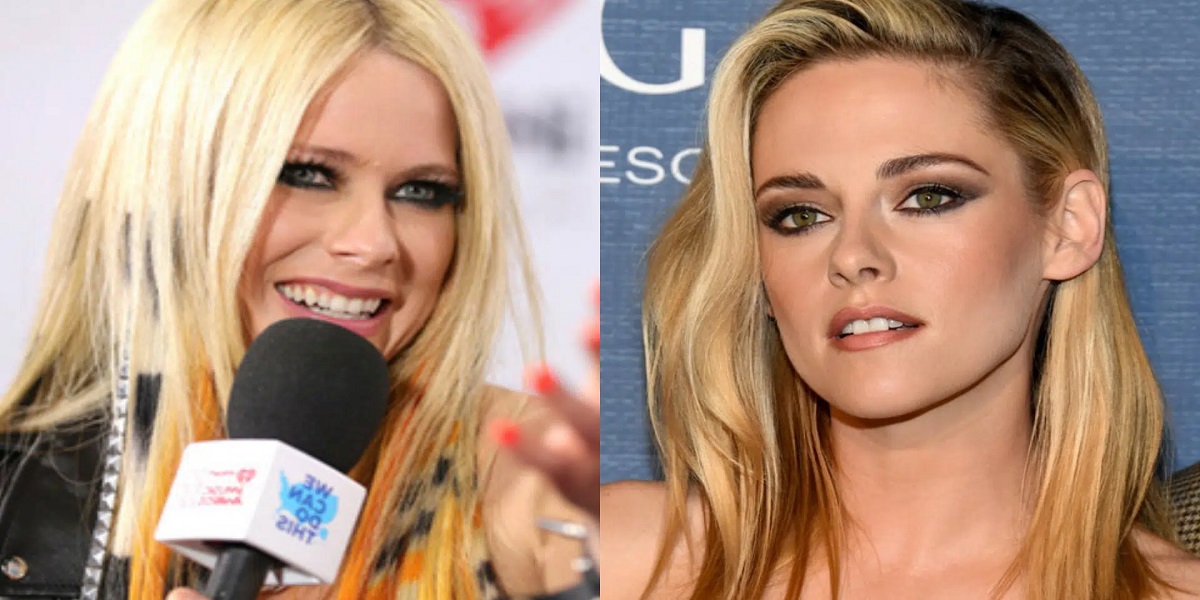 Avril Lavigne and Kristen Stewart