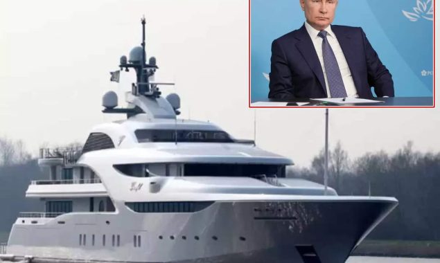 Mystery The £532 million superyacht rumoured to be warmonger Putin’s is being surrounded by Italian officials who want to know who owns it