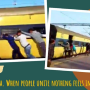 Watch: The Power of Unity UP people push a train’s section due to fire broke out