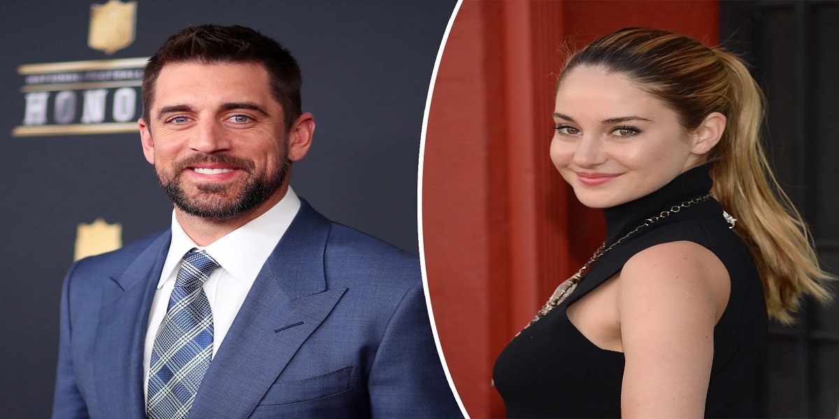 Aaron Rodgers and Shailene Woodley