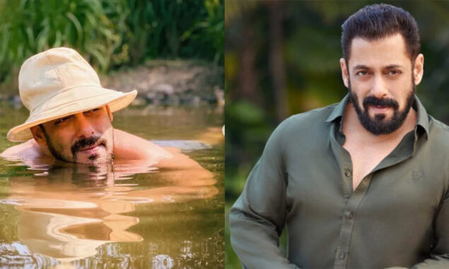 Salman Khan shares a pic enjoying in a pond