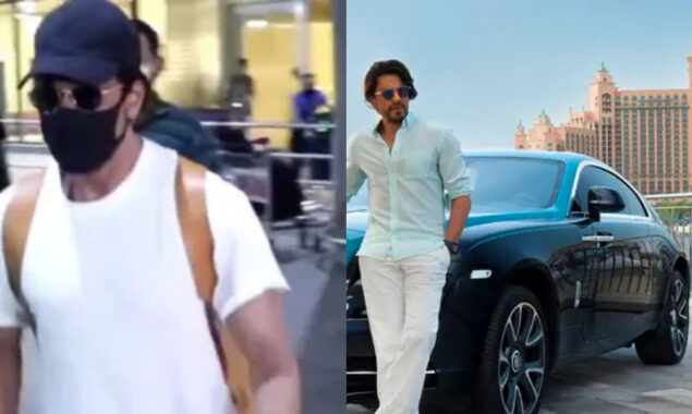 Shah Rukh Khan returns home from Spain after Pathaan shoot