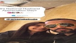 Mom-to-be Sonam Kapoor wishes Anand Ahuja a happy National Husband Appreciation Day and shares a lovely photo with him.