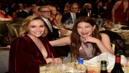 Elizabeth Olsen and Kathryn Hahn posed together at the Critics Choice Awards