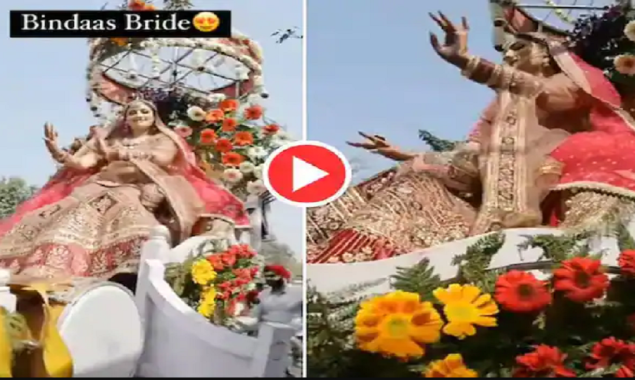 Viral: Bride’s grand entry on the carriage while dancing