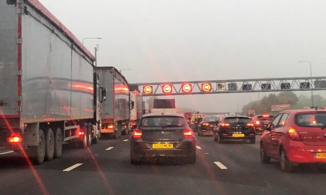 M25 traffic continues as several lanes to remain closed overnight