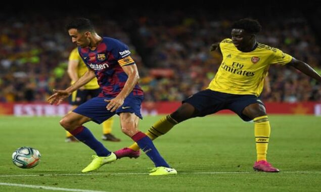 Bukayo Saka: Sergio Busquets of Barcelona is the most outstanding opponent
