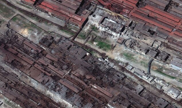 Azovstal steel plant in Mariupol has been significantly destroyed by Russian strikes