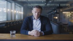 BTS with the director of CNN’s “Navalny”