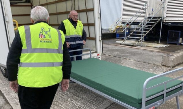 Swansea COVID field hospital beds supplied to Ukraine war refugees