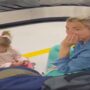 Gemma Atkinson caught up at Manchester Airport as she returns from family vacation