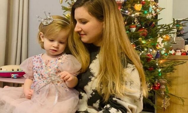 Ukraine toddler written on by mother is finally safe