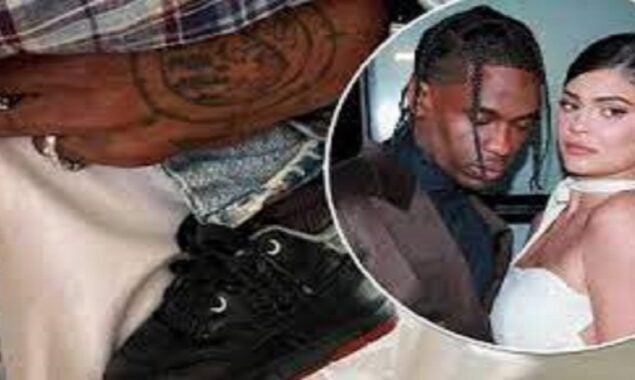 During Easter celebrations, Kylie Jenner shares a photo of her newborn son cuddling with Travis Scott