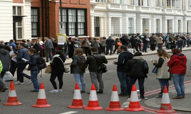 French in North America queue for a vote ‘too important’ to miss