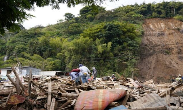 Colombia landslide kills 11 locals