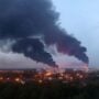 Oil depot blaze breaks out in Russian city