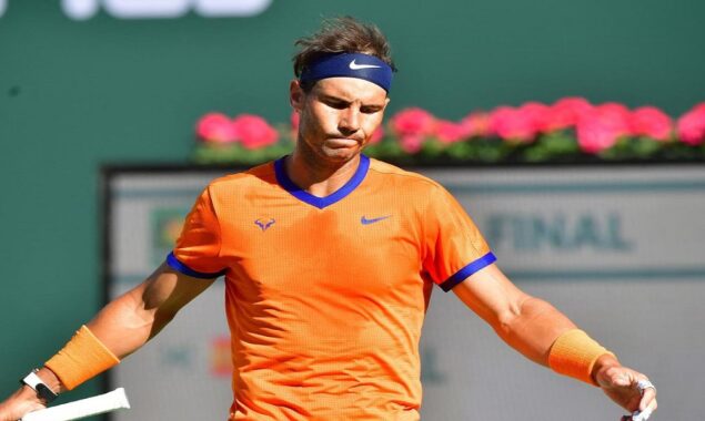 Rafael Nadal returns to court for the first time in a while