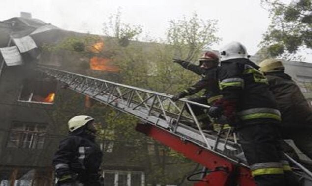 According to the mayor, strikes hit a tire plant in Lviv