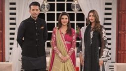 Sanam Saeed and Mohib Mirza appeared together with Nida Yasir