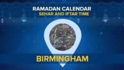 Birmingham Ramadan Timings