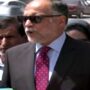 Ahsan Iqbal spoke to PMLN workers in Narowal