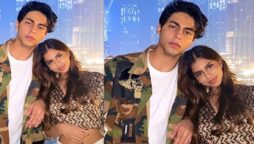 Suhana Khan and Aryan Khan play in arm wrestling
