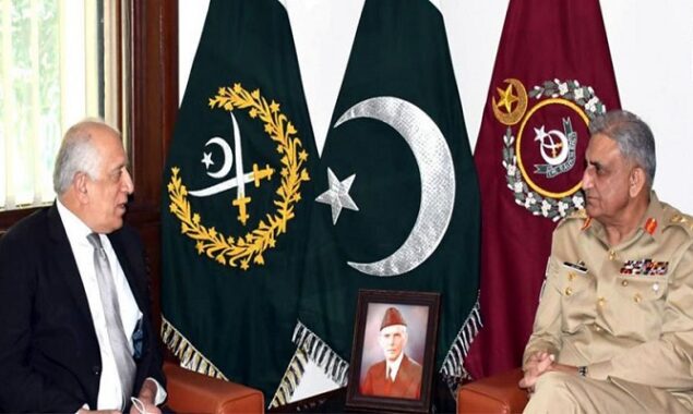 General Qamar Bajwa, Zalmay Khalilzad discuss regional security situation