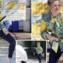Danniella Westbrook is all smiles washing her car after sparking rumors’