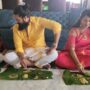 KGF star, Yash celebrating Ugadi traditionally with family