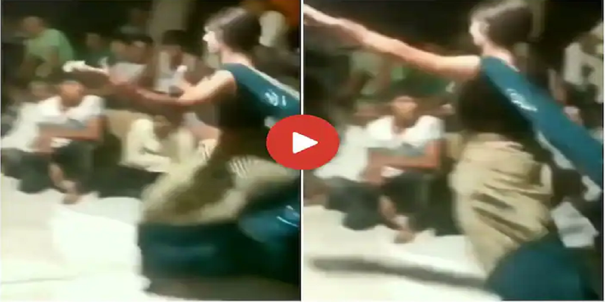 woman dances