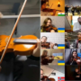 Musicians join a Kyiv violinist who stuck in a bomb shelter for online concert in Ukraine