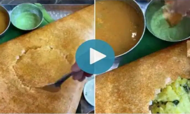 Disagree Netizens: Food blogger shows how to eat masala dosa goes viral