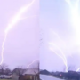 Insane Upward Lightning Strike in Kansas Caught on Camera