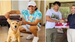 Adorable photos: Neeraj Chopra Olympic medalist poses with his pet dog Tokyo