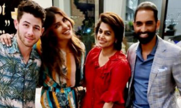 Priyanka Chopra and Nick Jonas host guests for dinner